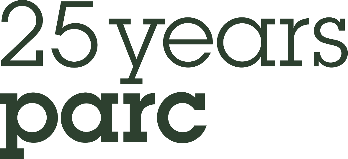 25 years PARC logo