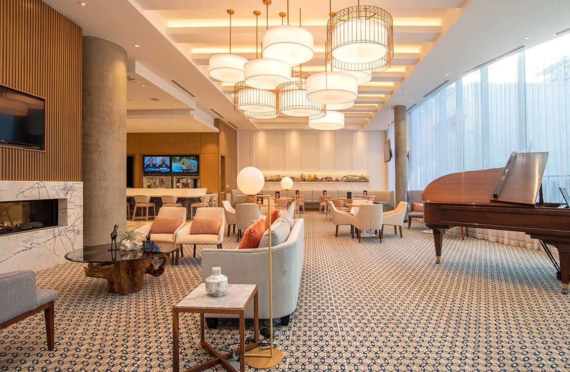 Oceana PARC casual dining and bar area